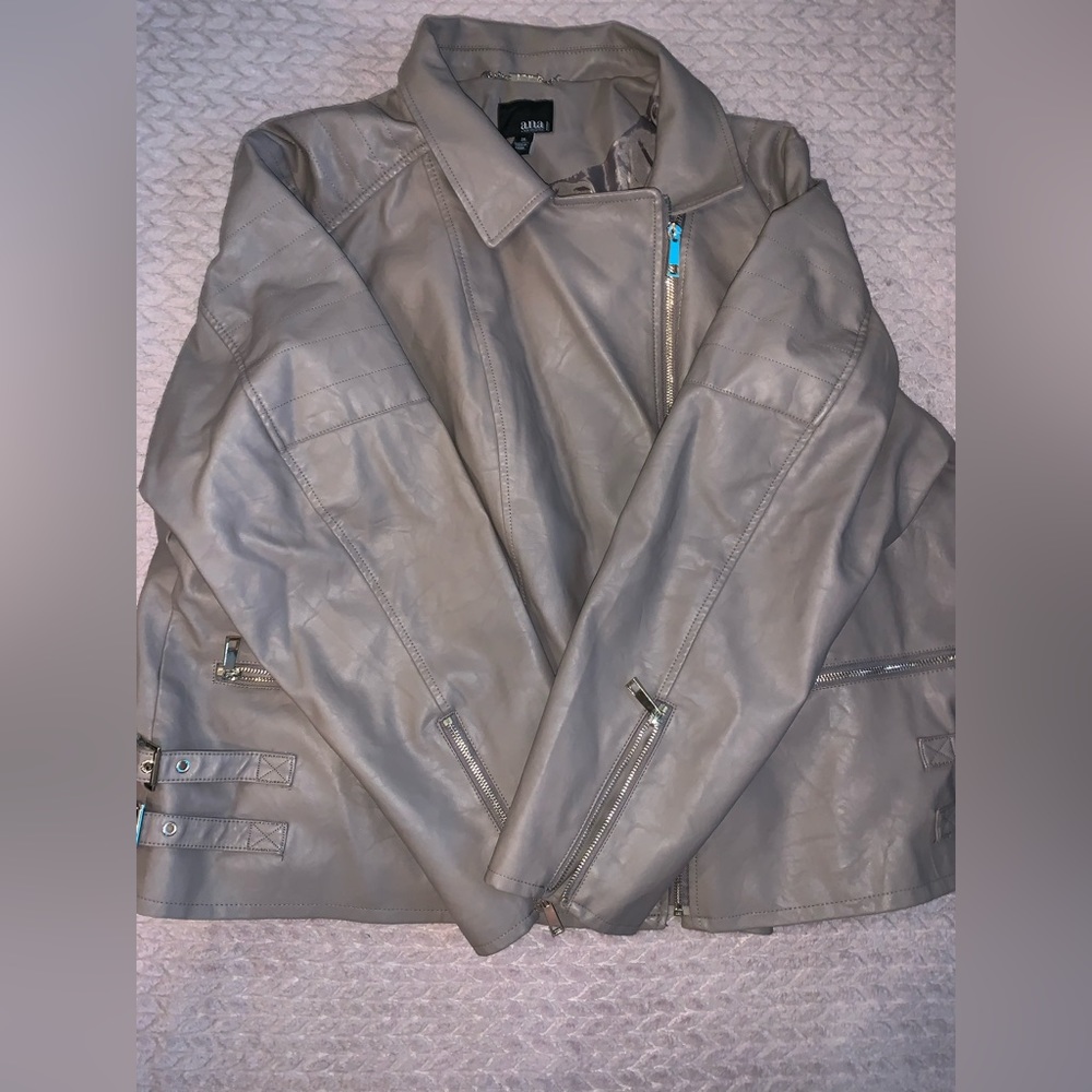 Ana Leatherlike Jacket
